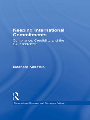 cover image of Keeping International Commitments